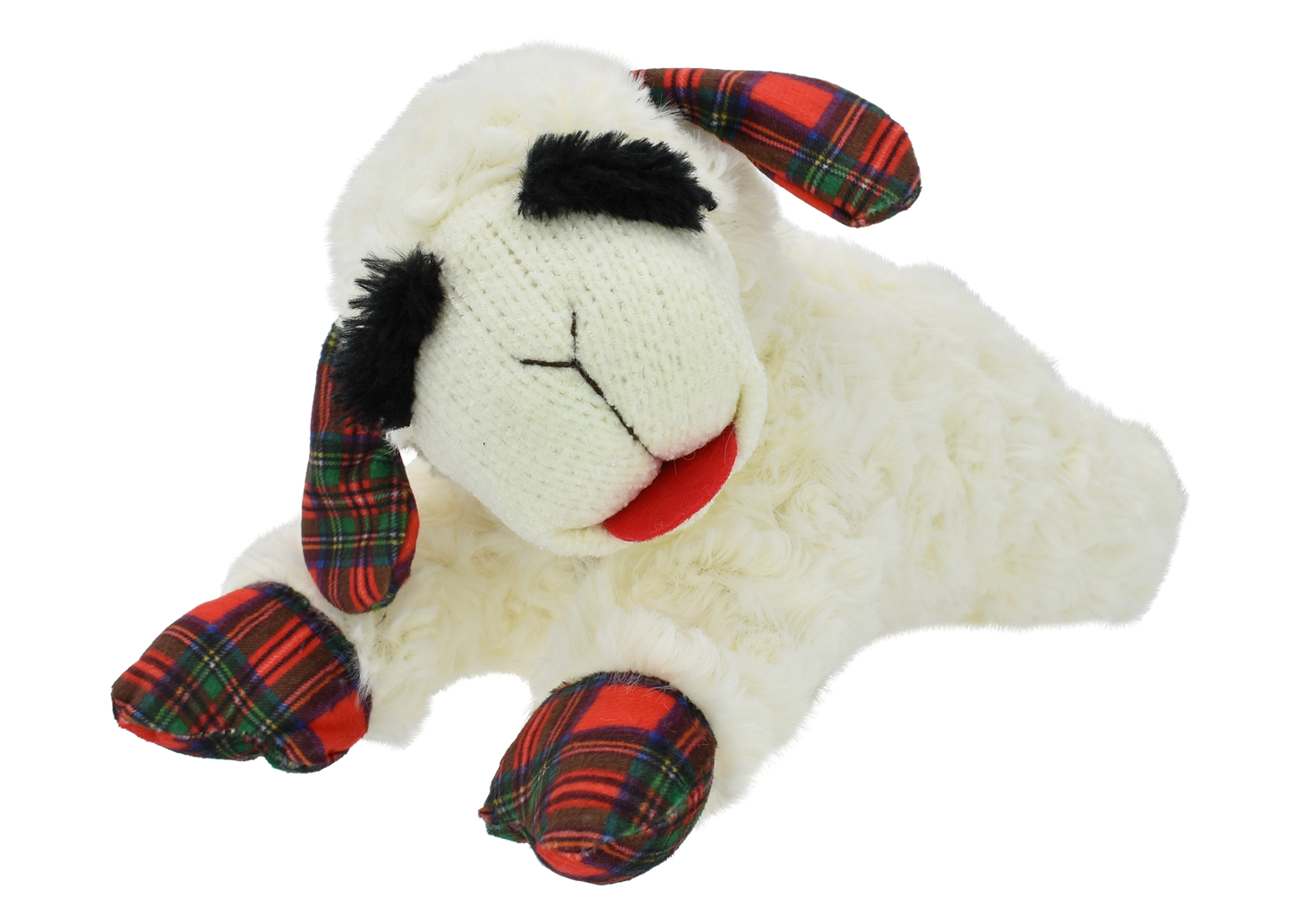 Multipet Christmas Lamb Chop Dog Toy -10.5"