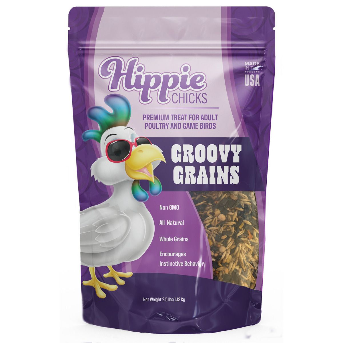 Hippie CHICKS Groovy Grains Treats - 2.5 Lbs