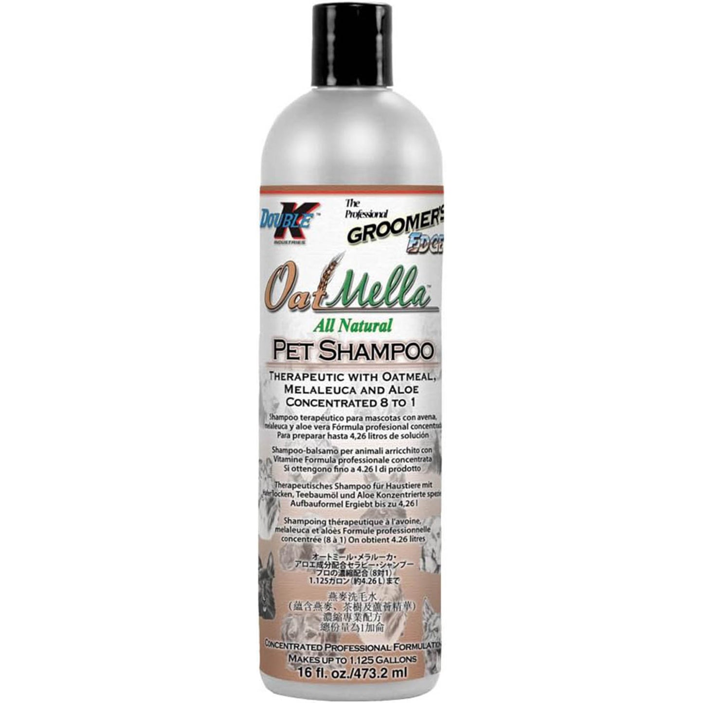 Groomers Edge Oat Mella Pet Theraputic Shampoo 8:1 16oz