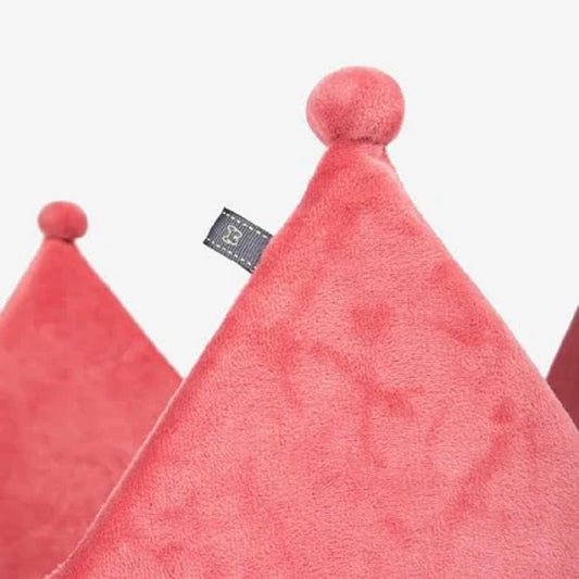 NANDOG Crown Bed Micro-Plush Bling Collection Dog & Cat Bed - Pink