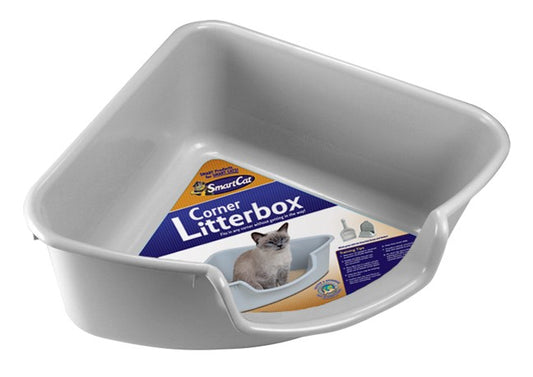 Pioneer Pet SmartCat Corner Litter Box - Gray