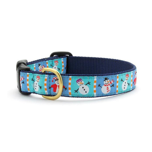 Up Country Snowman Dog Collar X-Large