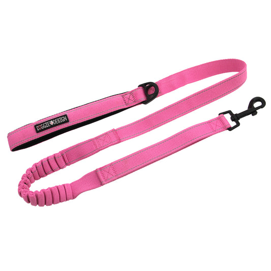 Doggie Design Soft Pull Traffic Dog Leash - Candy Pink