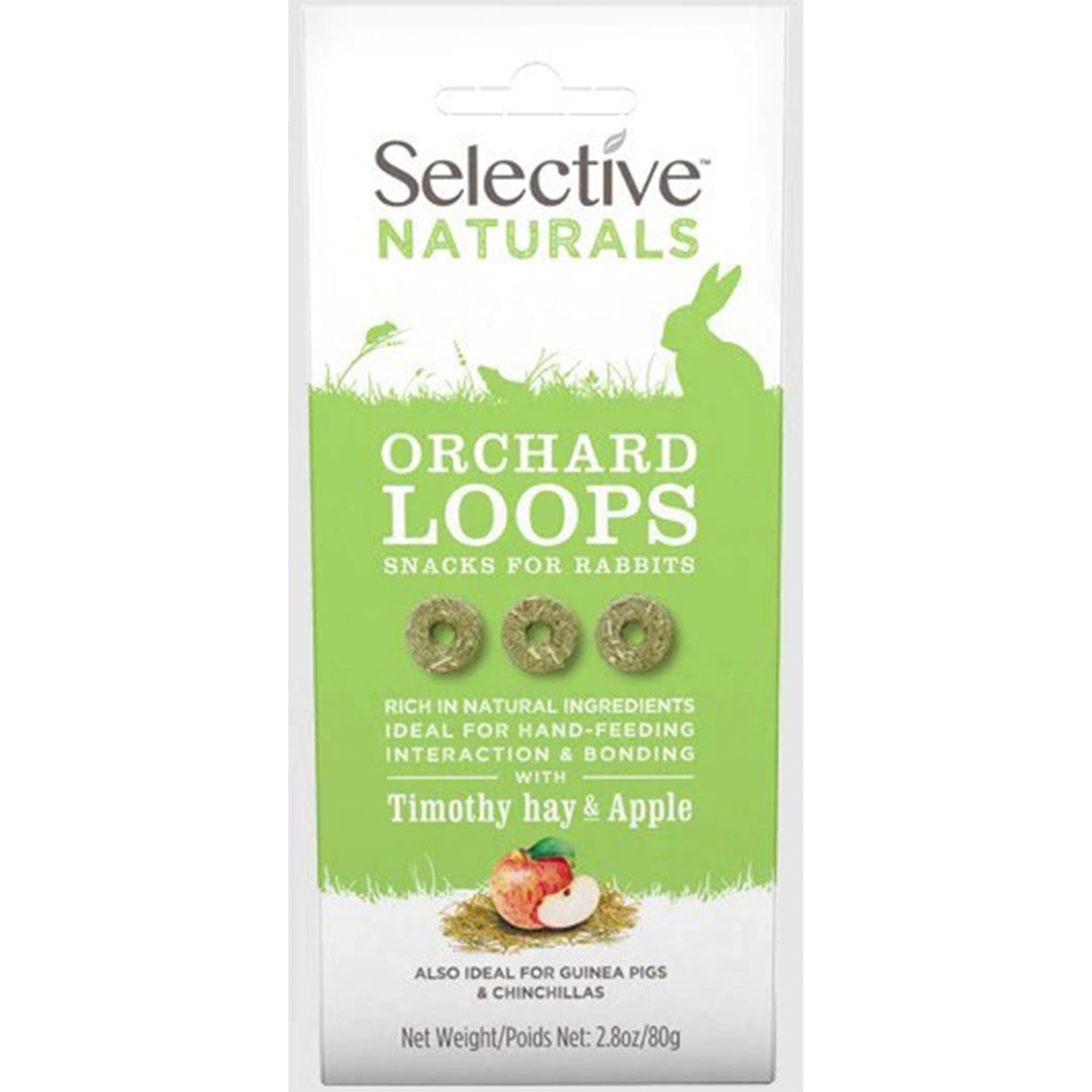 Supreme Pet Foods Selective Naturals Orchard Loops With Timothy Hay and Apple - 2.8 oz