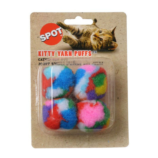 Spot Spotnips Yarn Puffballs Cat Toys 4 pack