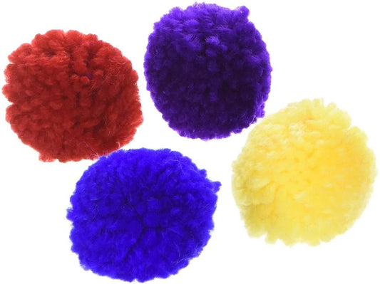 Spot Wool Pom Poms with Catnip Cat Toy 4 pack