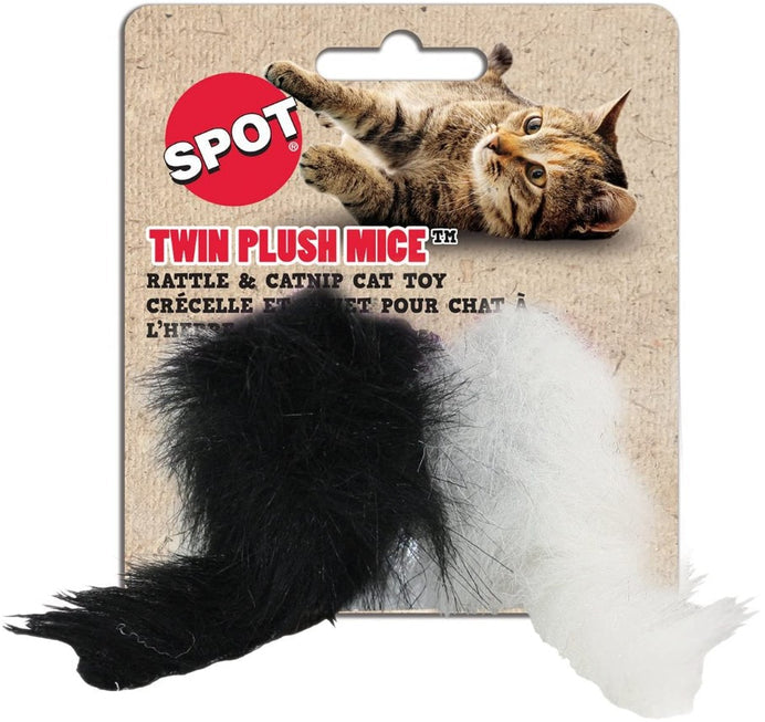 Spot Spotnips Miami Mice Cat Toys- Twin Mice 2 pack