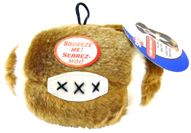 Spot Spotbites Plush Football Dog Toy - 4.5"