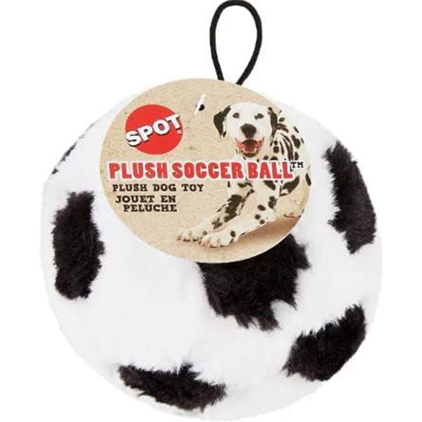 Spot Plush Soccer Ball Dog Toy - 4.5" Diameter