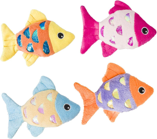 Spot Shimmer Glimmer Fish Catnip Toy - Assorted Colors