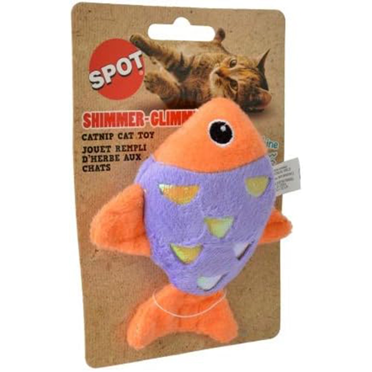 Spot Shimmer Glimmer Fish Catnip Toy - Assorted Colors