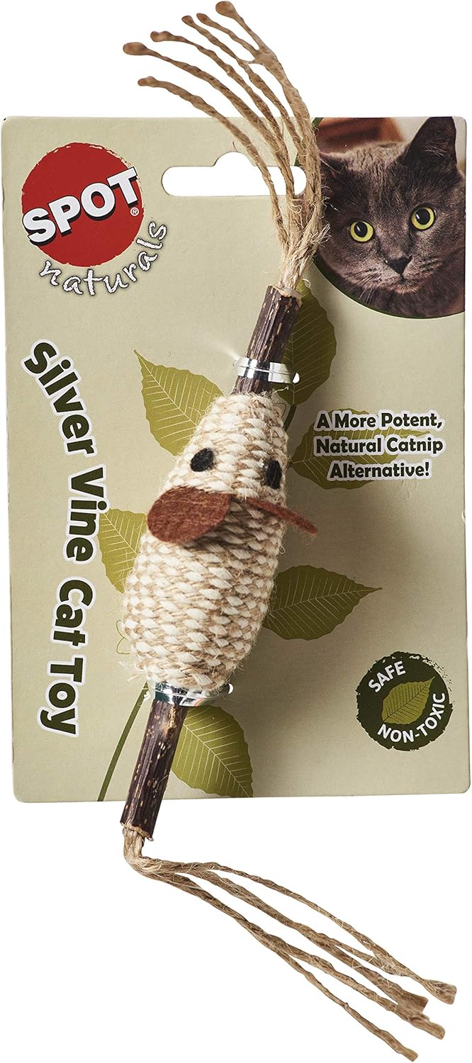 Spot Silver Vine Cord and Stick Cat Toy Assorted Styles