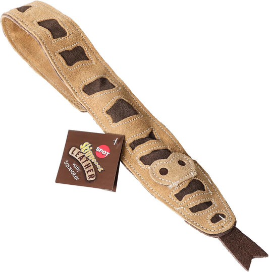 Skinneeez Leather Snake Dog Toy 25"