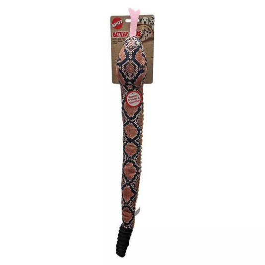 Spot Rattle Snake Plush Dog Toy 24"