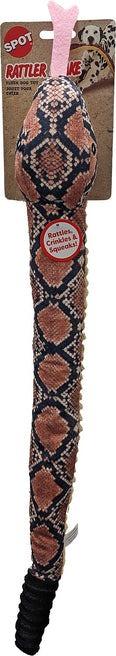 Spot Rattle Snake Plush Dog Toy 24"