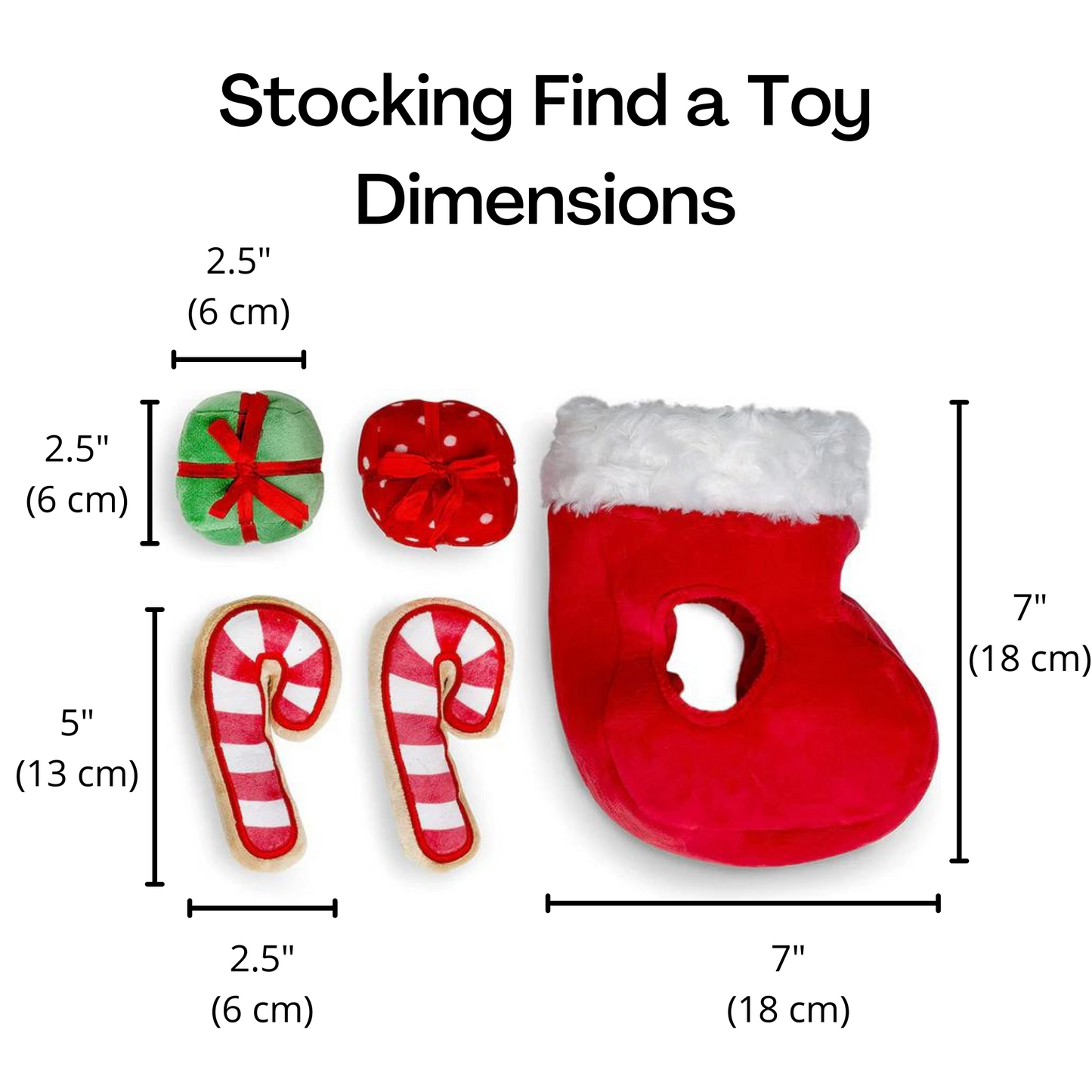 Find a Toy Christmas Stocking Dog Toy