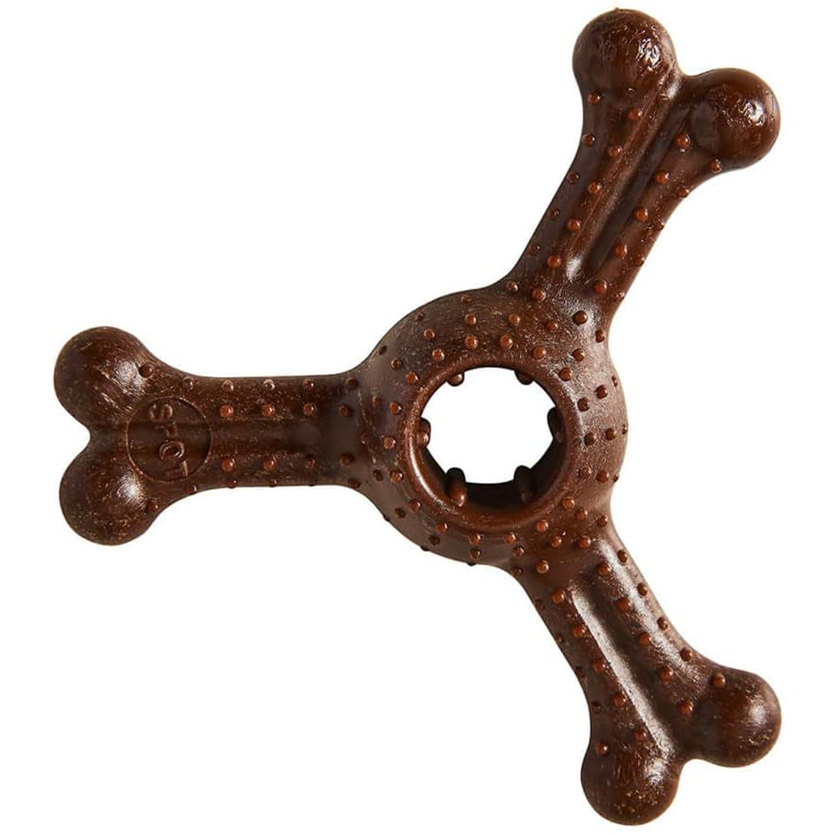 ETHICAL/SPOT Bam-Bone Plus Triple Bison Flavor Chew Toy - 4"