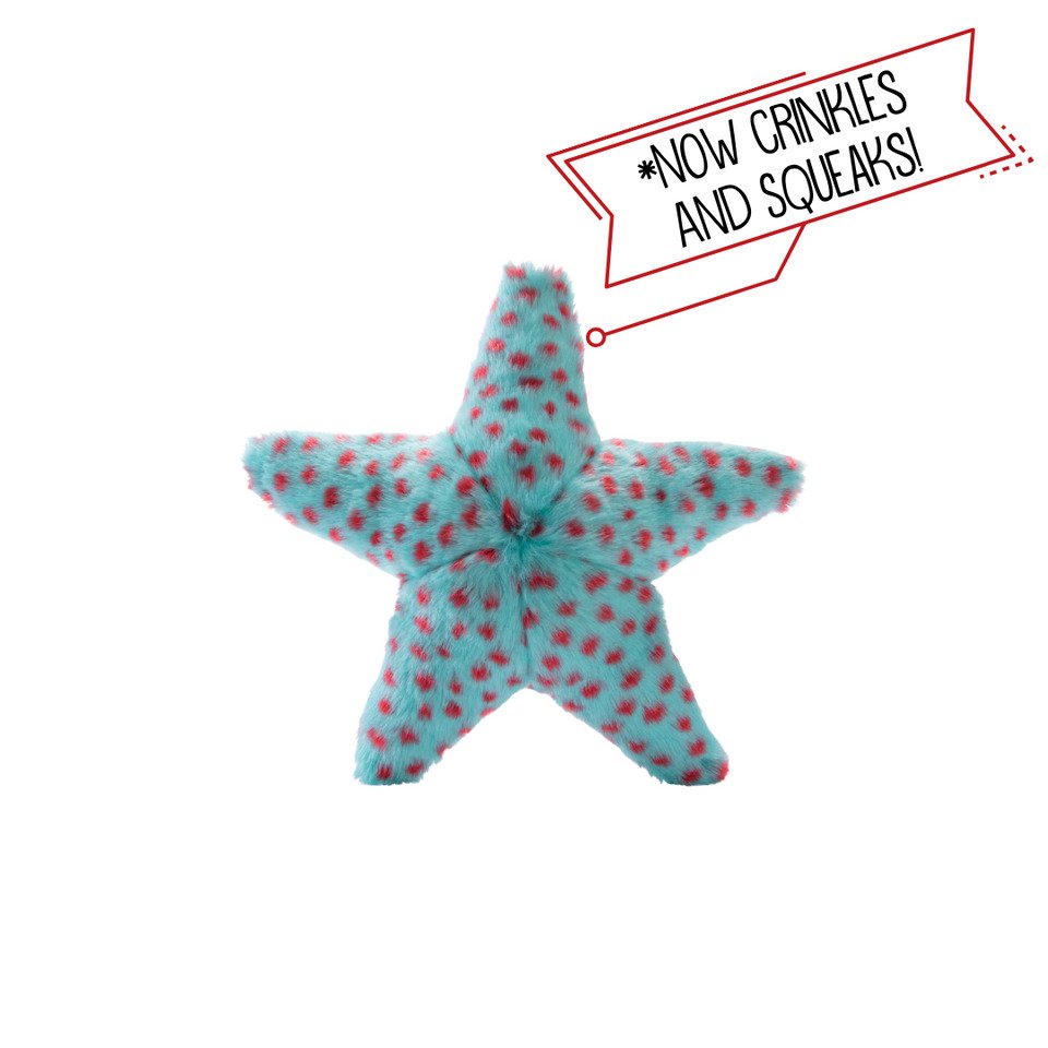 Fluff & Tuff Ally Starfish Dog Toy