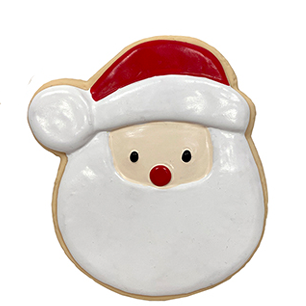 Foufit Holiday Latex Sugar Cookie Dog Toy(Santa)