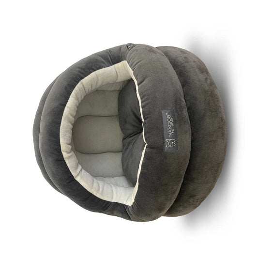 Nandog Pet Gear Cat Hut - Gray