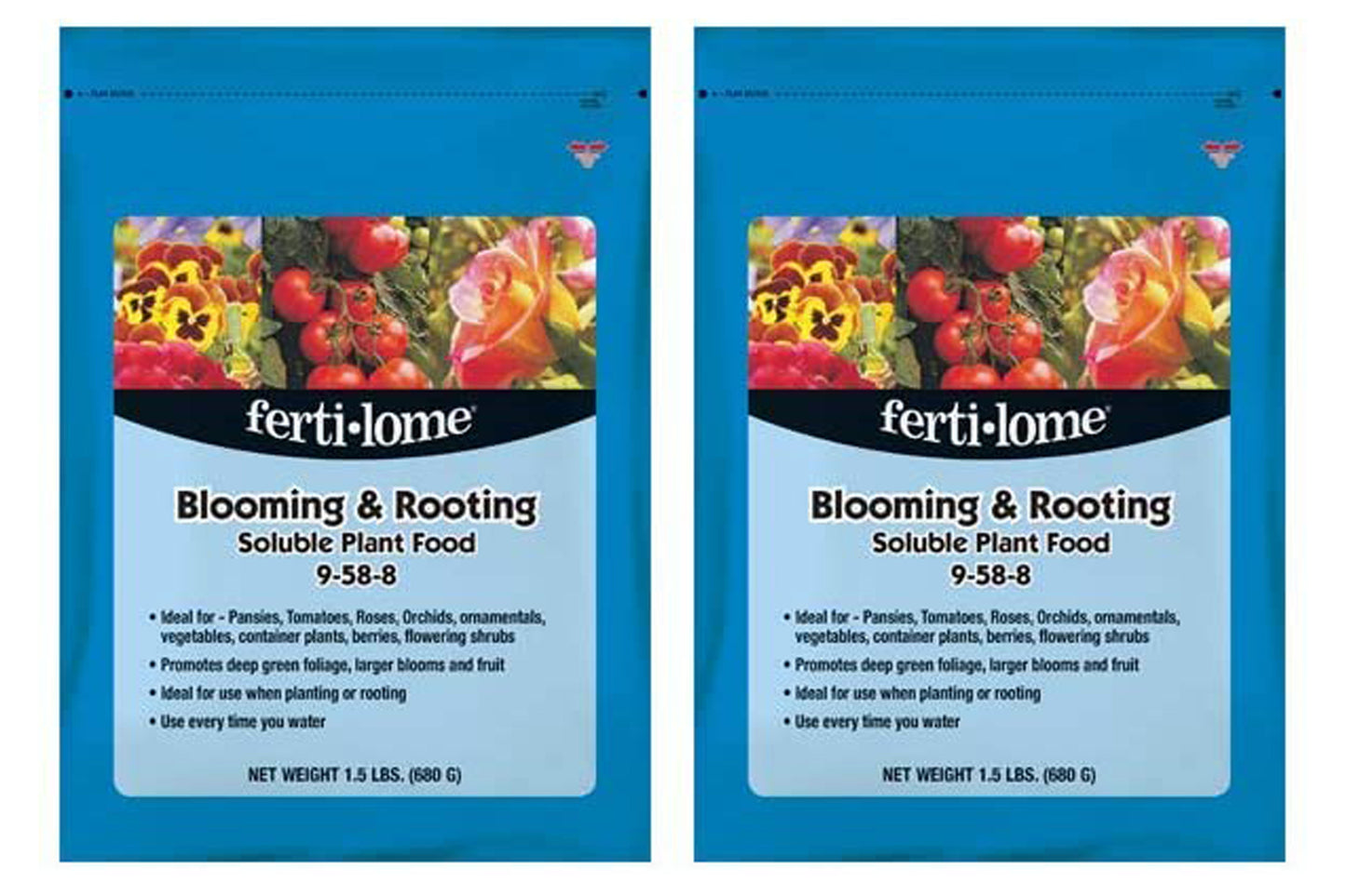 Fertilome 11771 Blooming and Rooting Soluble Plant Food (2 Pack of 1.5 lb)