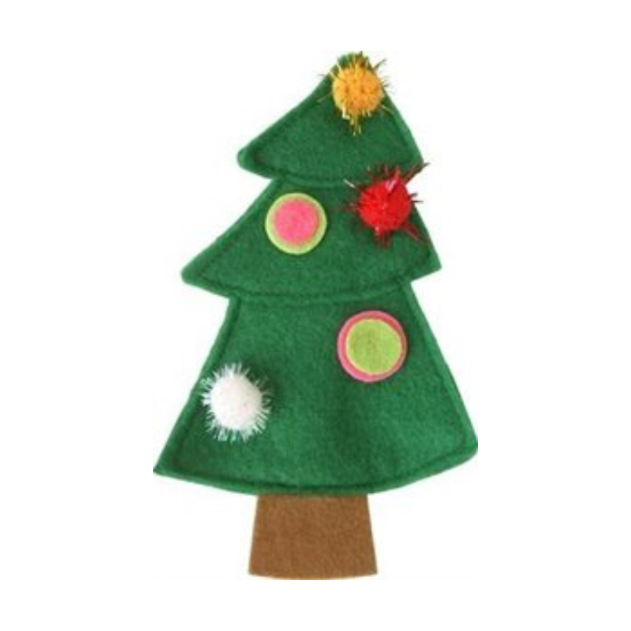 Cat n' Around Organic Catnip Stuffed Christmas Tree Toy