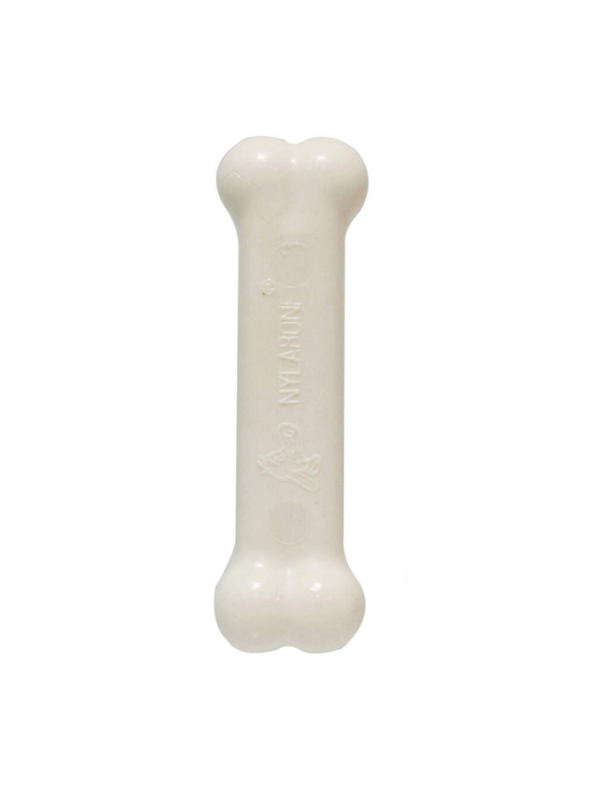 Nylabone Dura Chew Smooth Chicken Flavor White Dog Bone - Regular