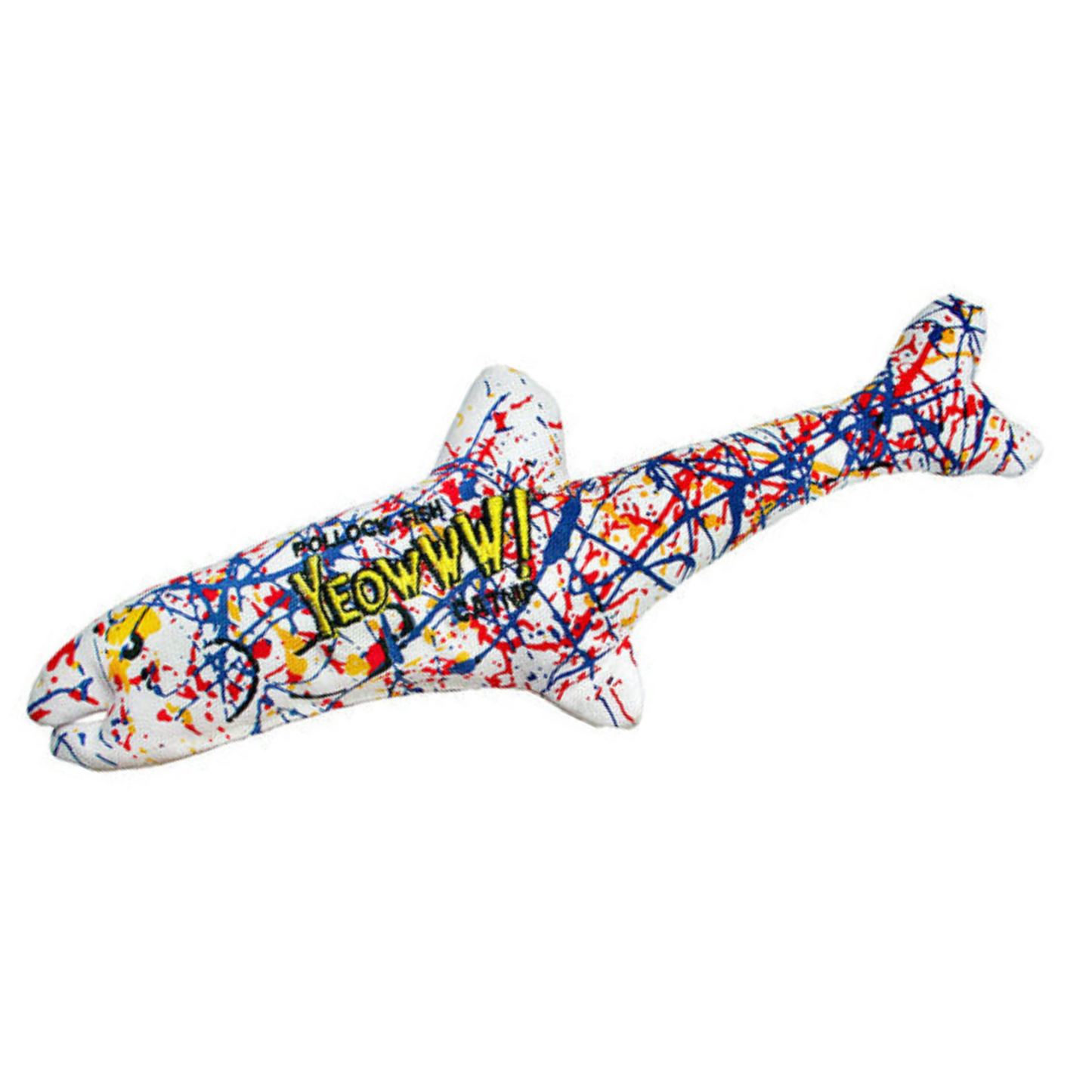 Yeowww! Catnip Pollock Fish Cat Toy - 11"