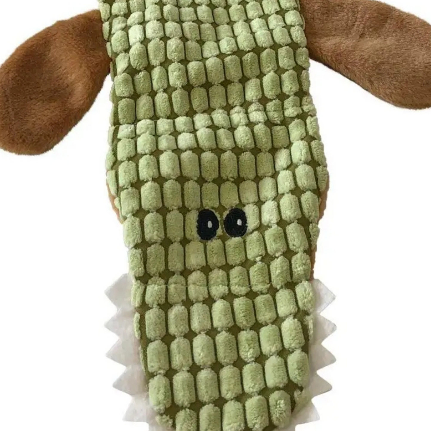 Midlee Alligator Stuffingless Dog Toy