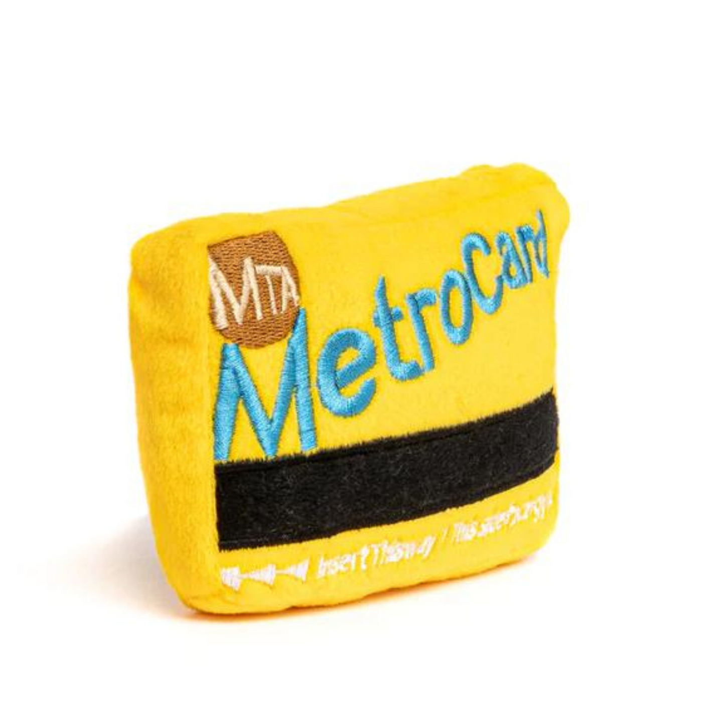 fabdog NYC MetroCard Squeaky Dog Toy