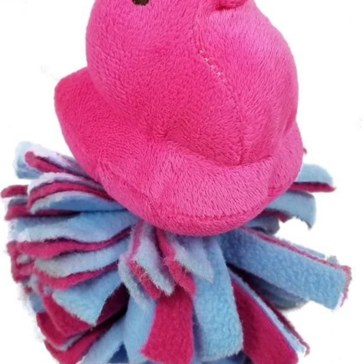 Peeps Fleece Bottom Plush Chick Squeaky Pet Toy (Pink)