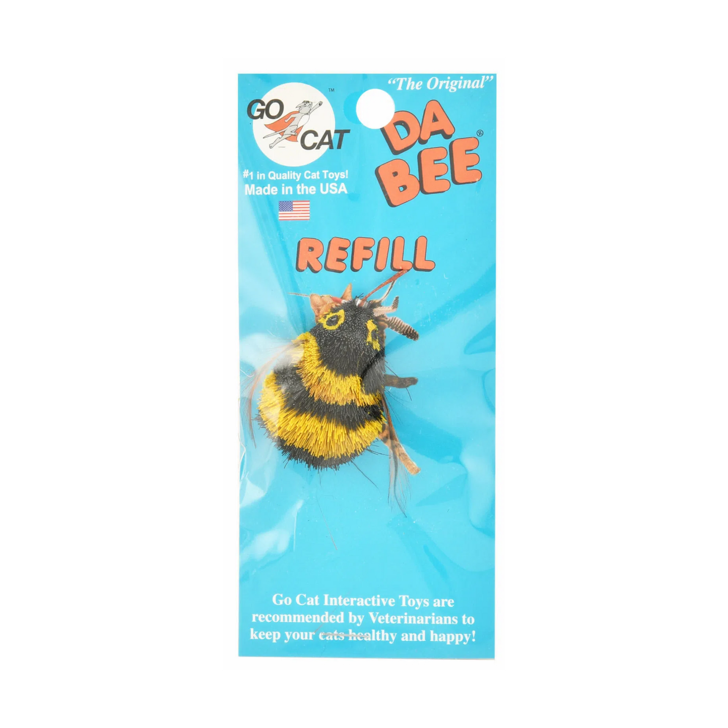 GoCat Catcher Refill Da Bee Cat Toy- 3 Pack