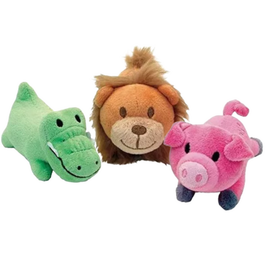 Lil Pals Plush Toys for Small Dogs Set of 3