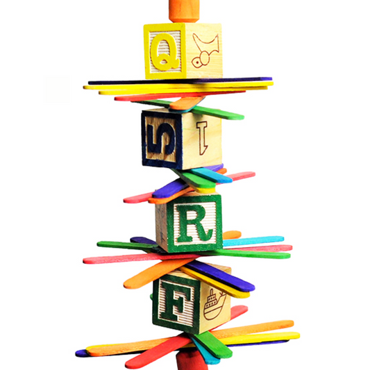 AE Cage Company Happy Beaks Spiral Fan Bird Toy