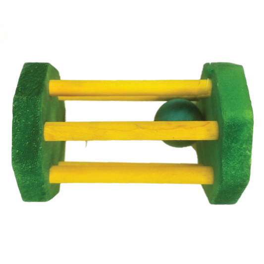 AE Cage Company Wooden Barrel Puzzle Chew Toy - DS