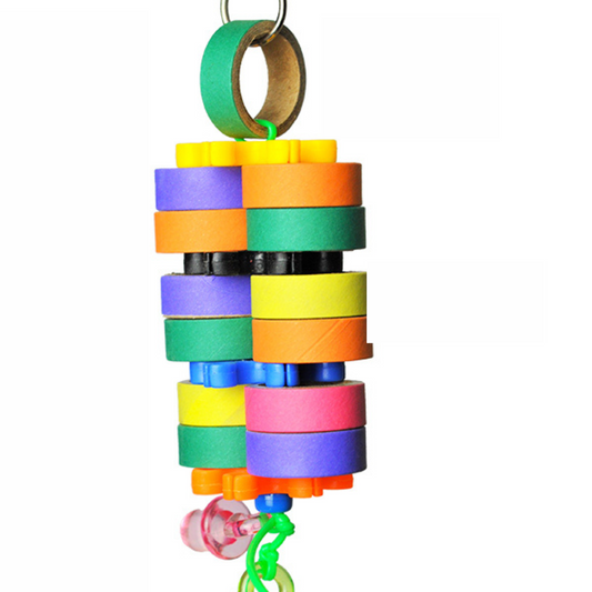 AE Cage Company Happy Beaks Stars and Bagels Bird Toy - DS