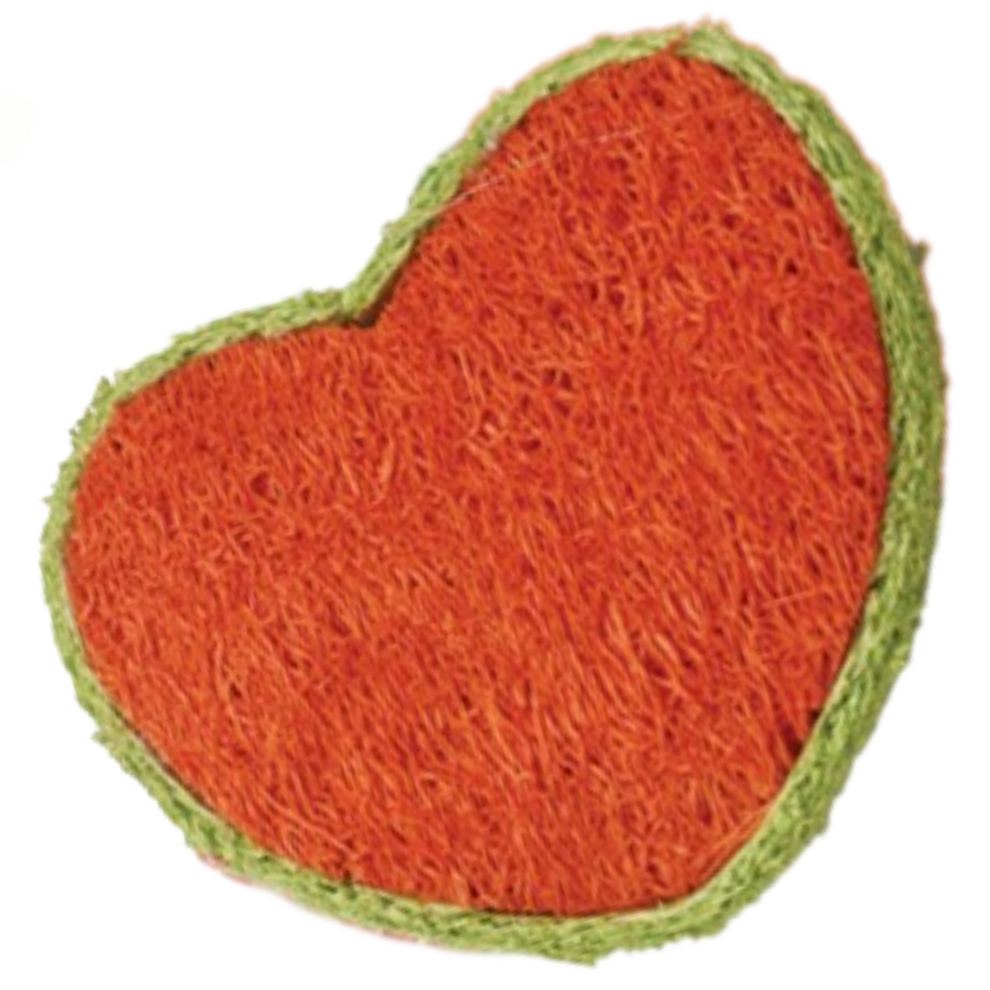 AE Cage Company Nibbles Hearts Loofah Chew Toys - 2 count