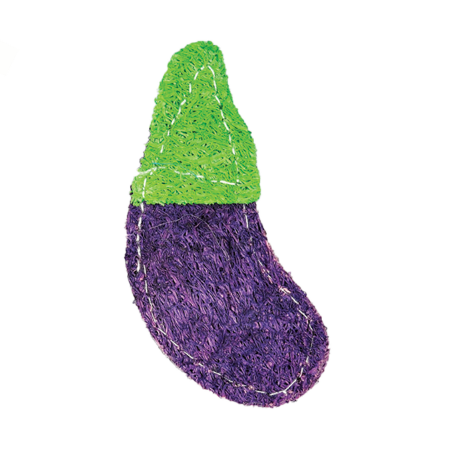 AE Cage Company Nibbles Eggplant Loofah Chew Toys - 2 count