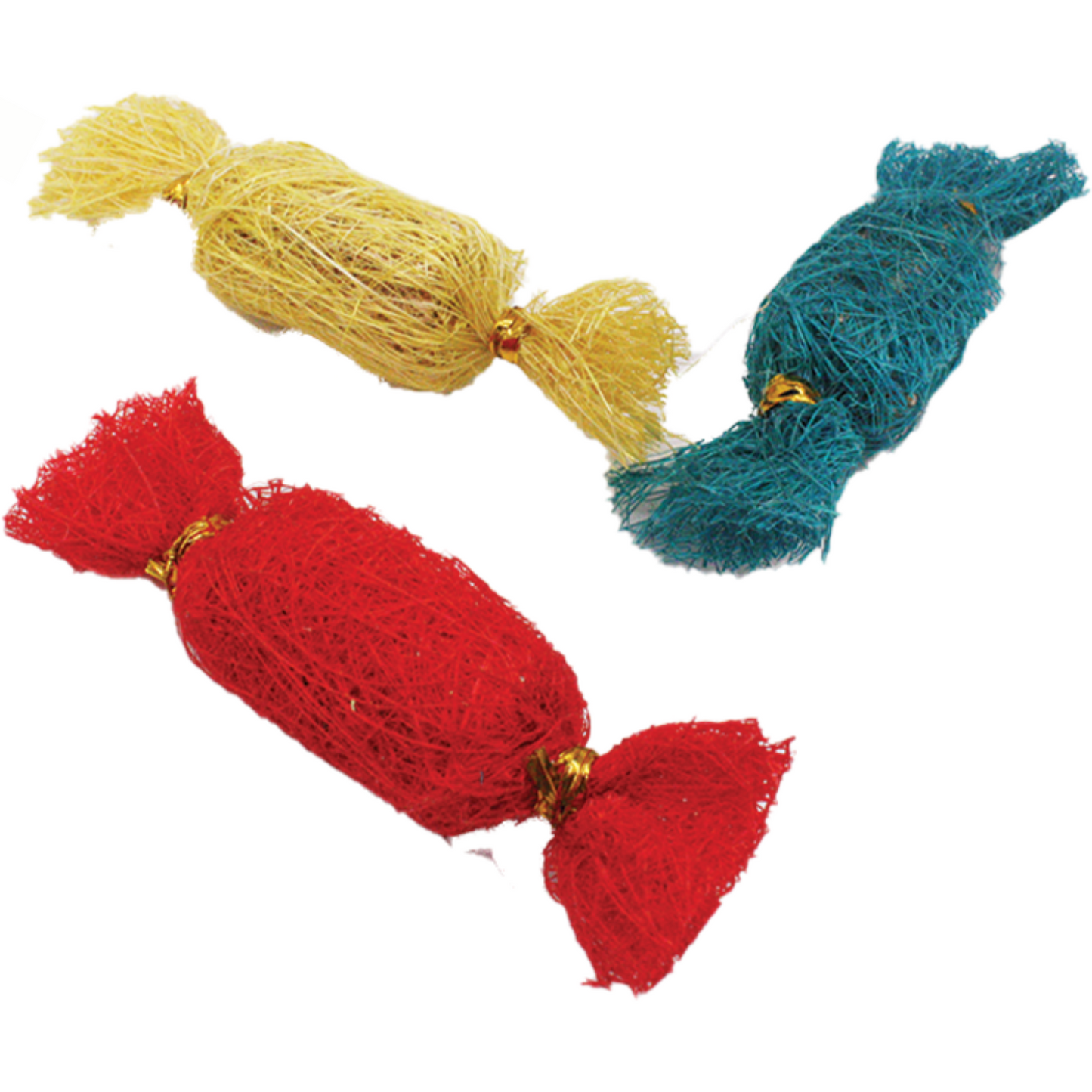 AE Cage Company Nibbles Candy Loofah Chew Toys