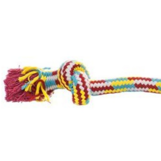 Flossy Chews Braidys 2 Knot Rope Bone - DS