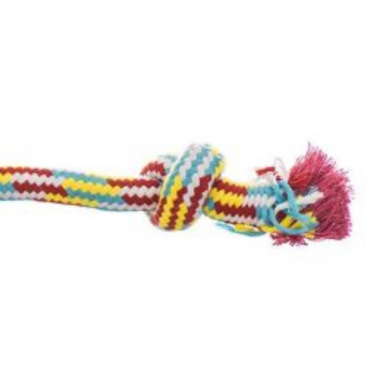 Flossy Chews Braidys 2 Knot Rope Bone - DS