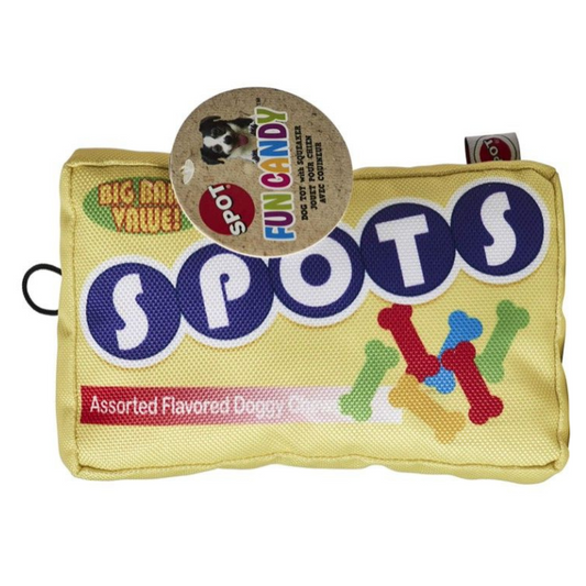 Spot Fun Candy Spots Plush Dog Toy