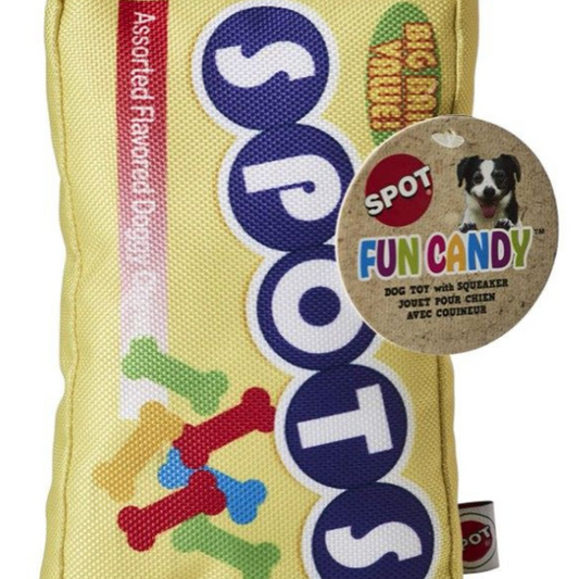 Spot Fun Candy Spots Plush Dog Toy