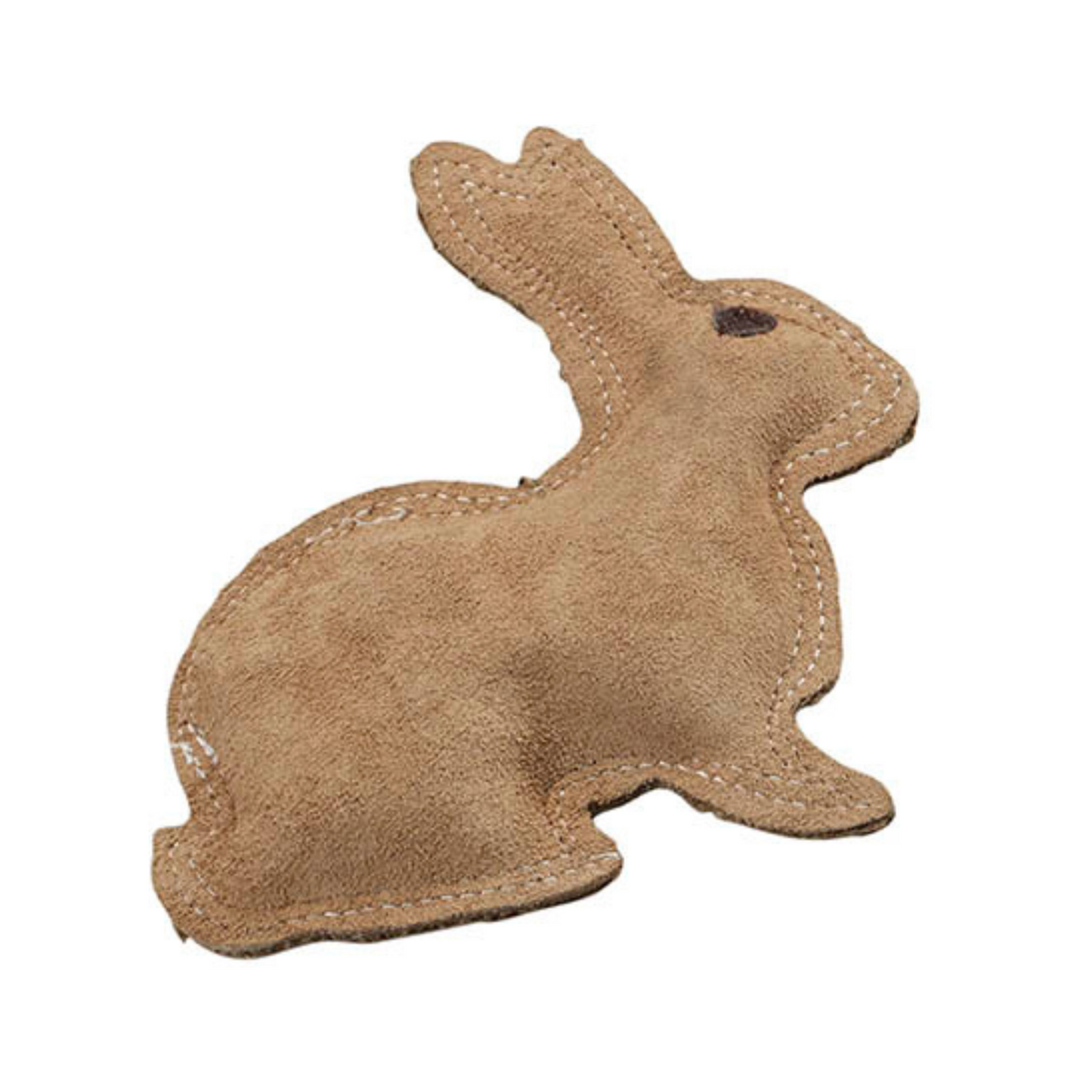 Spot Dura-Fused Leather Rabbit Dog Toy (8"x 7.5")