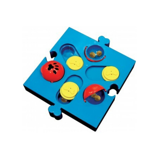 Spot Seek-A-Treat Flip 'N Slide Connector Puzzle Interactive Dog Treat and Toy Puzzle