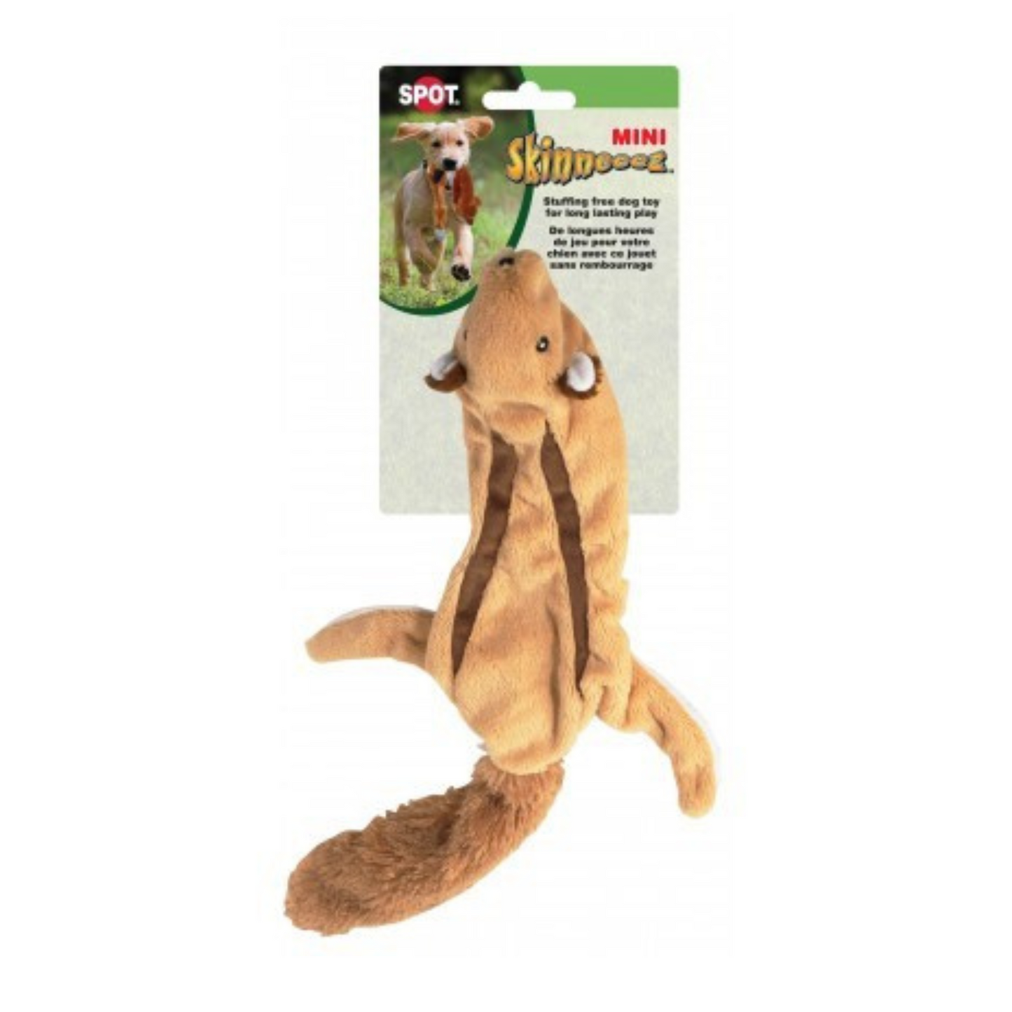 Spot Skinneeez Plush Squirrel Dog Toy-14"