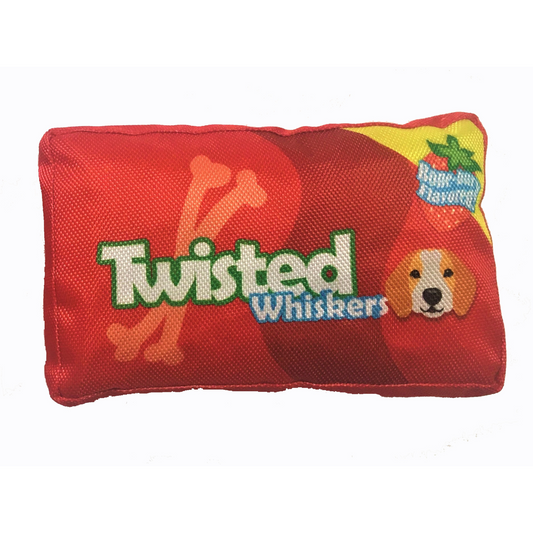 Spot Fun Candy Twisted Whiskers Plush Dog Toy