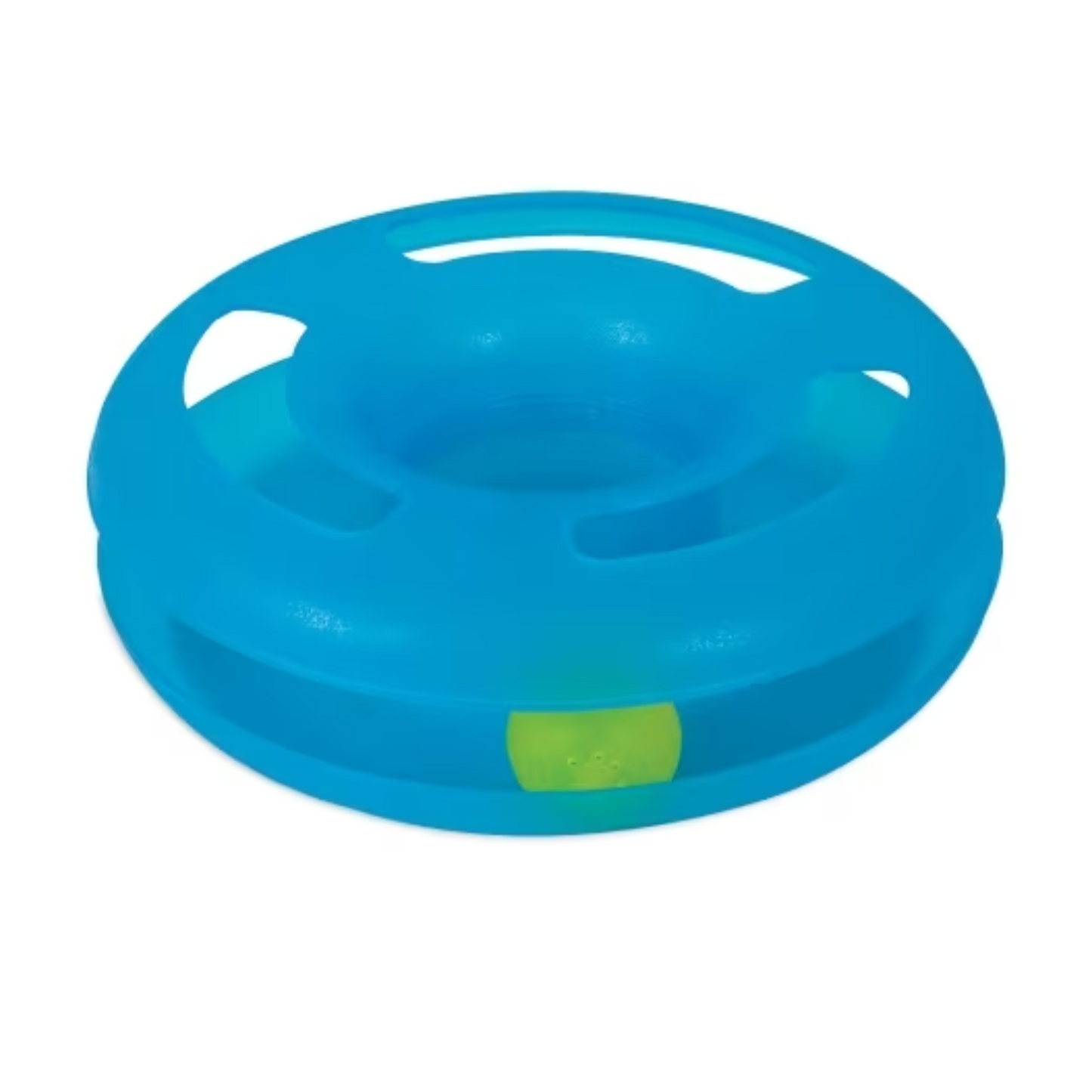 Petmate Crazy Circle Cat Toy - Blue - DS