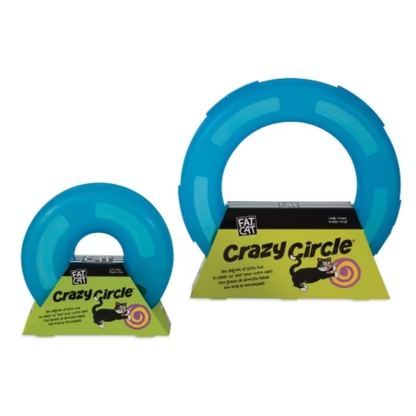 Petmate Crazy Circle Cat Toy - Blue - DS