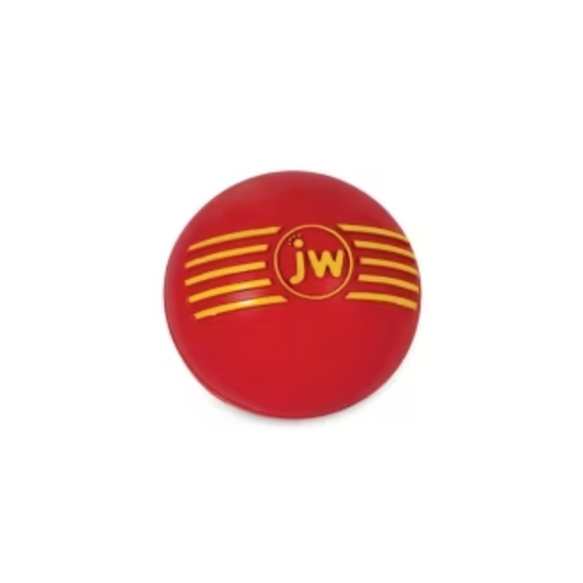 JW Pet iSqueak Ball - Rubber Dog Toy- Medium (3" Diameter)